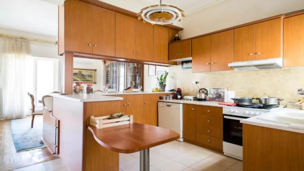 Large 3 Bedroom Apt With Terrace Athen Exterior foto