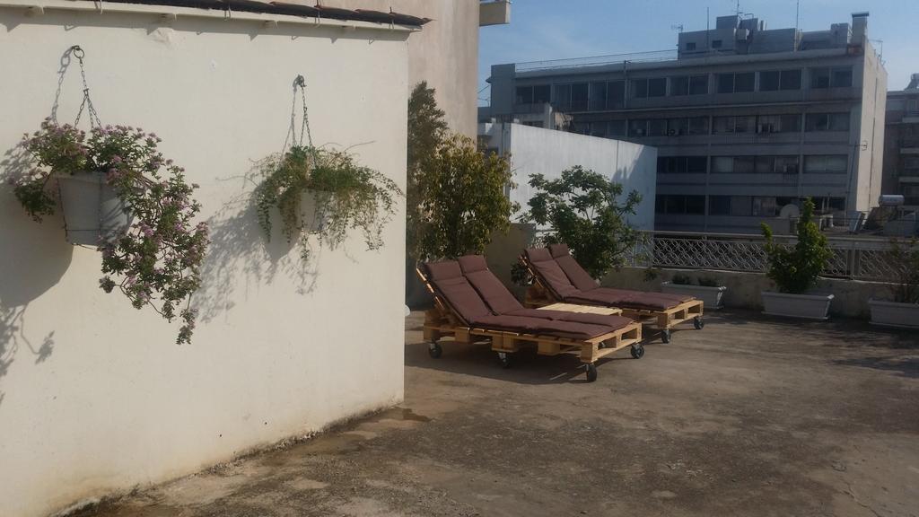 Large 3 Bedroom Apt With Terrace Athen Exterior foto