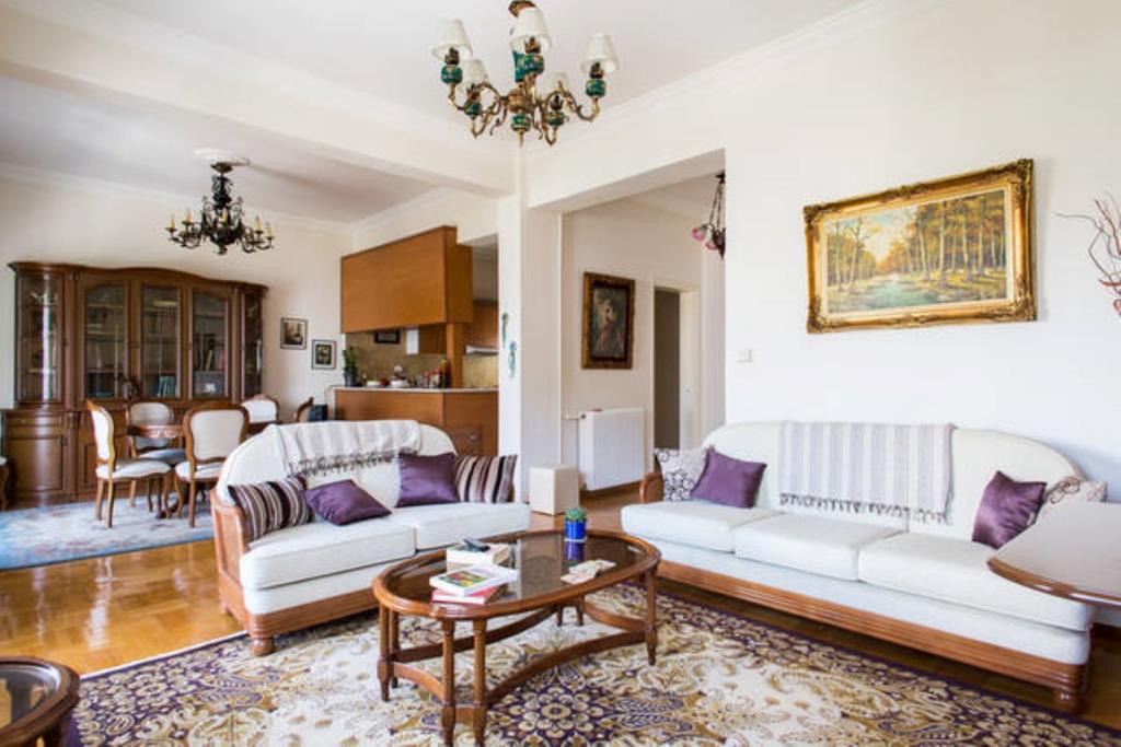 Large 3 Bedroom Apt With Terrace Athen Exterior foto